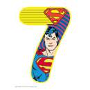 Superman Number 7 Edible Icing Image